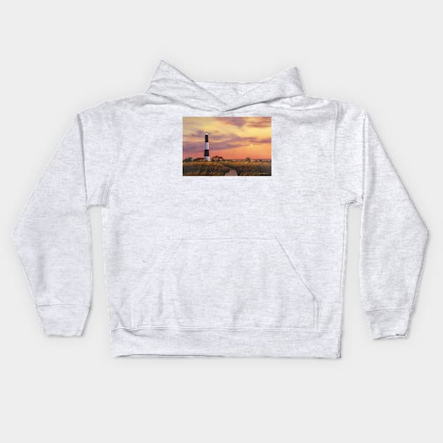 FIRE ISLAND LIGHT HOUSE Kids Hoodie by dartist